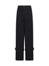 Off-white Black Relaxed Carpenter Jeans In Black
