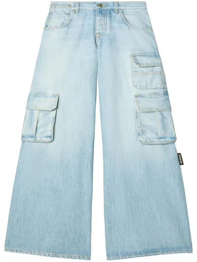Off-white Off White Jeans In Bleach-no