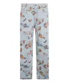 Off-white Fresco Print Straight Leg Jeans In Blue