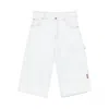 Off-white Five-pocket Denim Shorts In Blue