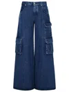 Off-white Belt-loop Jeans In Blue