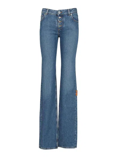 Off-white Jeans Boot-cut - Azul