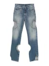 Off-white Denim Straight-leg Jeans In Blue