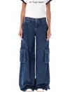 Off-white Jeans In Deep Blue