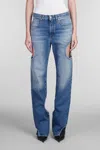 Off-white Off White Meteor Cut Out Jeans In Blue