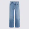 Off-white Medium Blue Cotton Jeans In Blue