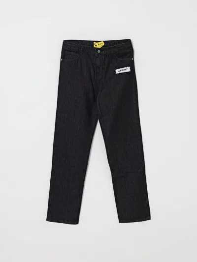 OFF-WHITE OFF-WHITE KIDS BOYS' JEANS,H42619002