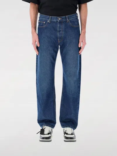 OFF-WHITE JEANS OFF-WHITE MEN COLOR BLUE,G72573009
