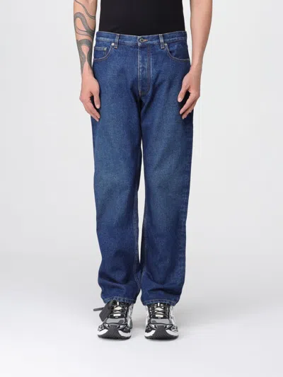 Off-white Jeans  Men Color Denim In Blue