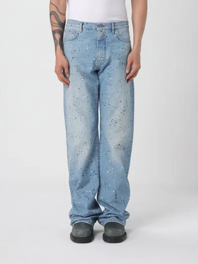 Off-white Jeans  Men Color Navy In Blue