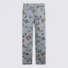 Off-white Fresco Print Straight Leg Jeans In Red