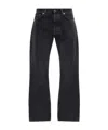 Off-white Jeans With Belt Loops In Black