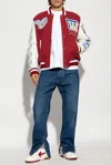 Off-white High-waist Straight-leg Jeans In Blue