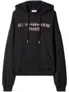 Off-white Off White Cotton Hoodie In Black