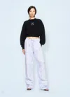 Off-white Off White Women Jewel Mini Arrow Crop Sweatshirt