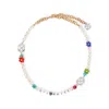 Off-white Halskette Mit Perlen In White