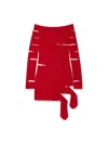 Off-white Jewels Knit Strap Dress In Red