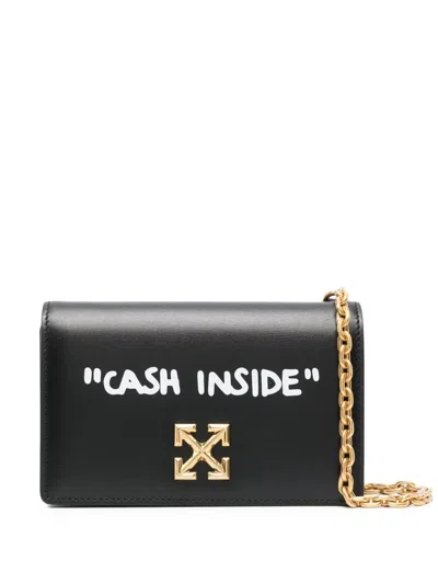 Off-white Jitney 0.5 Crossbody Bag In Black