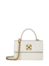 Off-white Jitney 1.4 Leather Bag In White