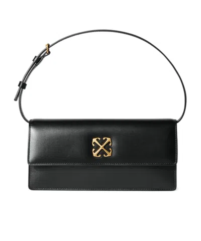 OFF-WHITE OFF-WHITE JITNEY 1.0 LOGO PLAQUE SMALL SHOULDER BAG