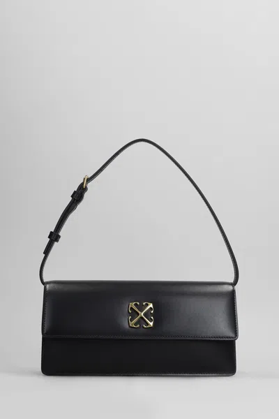 Off-white Jitney 1.0 Shoulder Bag In Black Leather