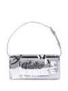 Off-white Jitney 1.0 Shoulder Bag In Silver