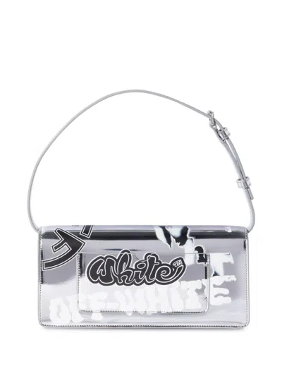 Off-white Jitney 1.0 Shoulder Bag In Silver