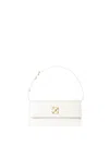 Off-white Jitney 1.0 Leather Shoulder Bag In White