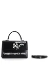 Off-white Jitney 1.4 Handbag With Lettering In Black