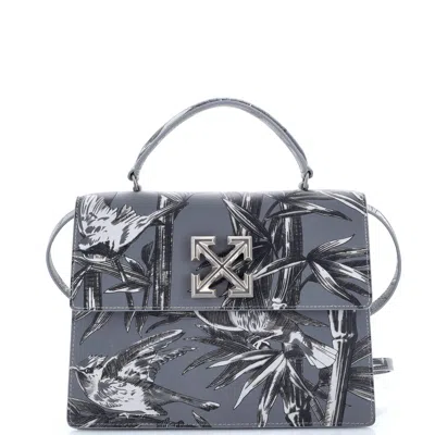 Off-white Jitney 2.8 Bag Printed Leather In Multi