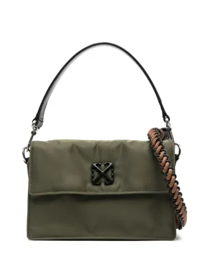 Off-white Jitney 40 Shoulder Bag In Green