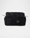 Off-white Jitney Arrow Soft Diaper Bag In Black - Bla