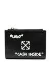 Off-white Jitney Bi-fold Wallet In Black