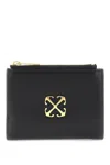 Off-white Jitney Bi-fold Wallet In Black No Color (black)