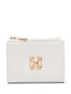Off-white Jitney Bi-fold Wallet In White