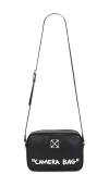 Off-white Black Jitney Quote Camera Bag In Black