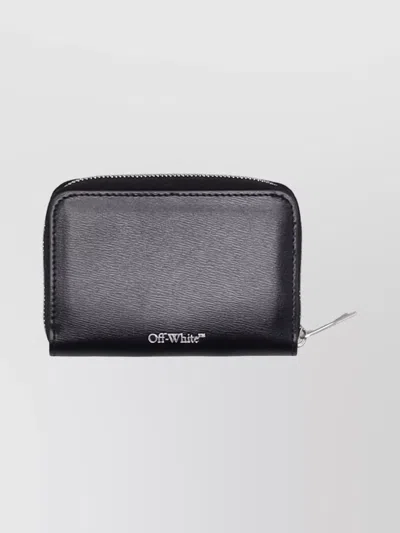 Off-white Jitney Coin Purse Round Zip Around Design
