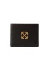 Off-white Jitney Card Holder In Black