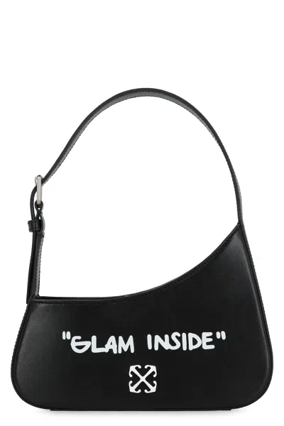 OFF-WHITE OFF-WHITE JITNEY LEATHER SHOULDER BAG