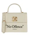 OFF-WHITE JITNEY LEATHER TOTE BAG