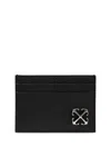 OFF-WHITE JITNEY LOGO PLAQUE CARD HOLDER