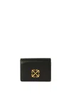 Off-white Jitney Mini Compact Wallet In Black