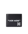 Off-white Jitney Quote Bi-fold Wallet In Black