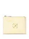 Off-white Jitney Quote Bi-fold Wallet In Yellow