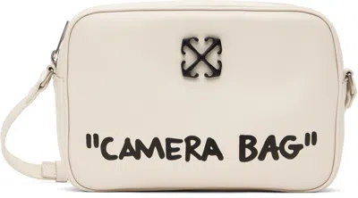 Off-white Jitney Quote Camera Bag In Ice Black