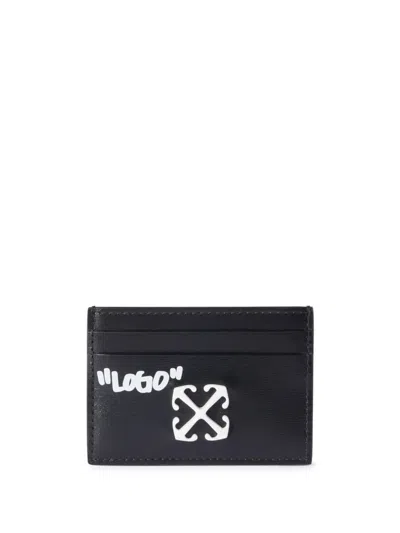 OFF-WHITE JITNEY QUOTE CARD HOLDER