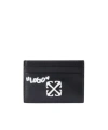 Off-white Black Jitney Quote Card Holder In Black