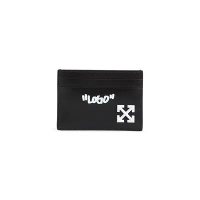 Off-white Off White Jitney Quote Credit Card Case Men In Black