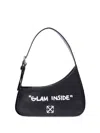 Off-white Jitney Quote Shoulder Bag In Black