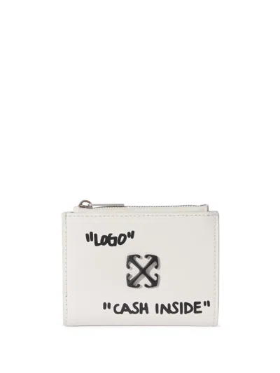 Off-white Jitney Quote Wallet In White